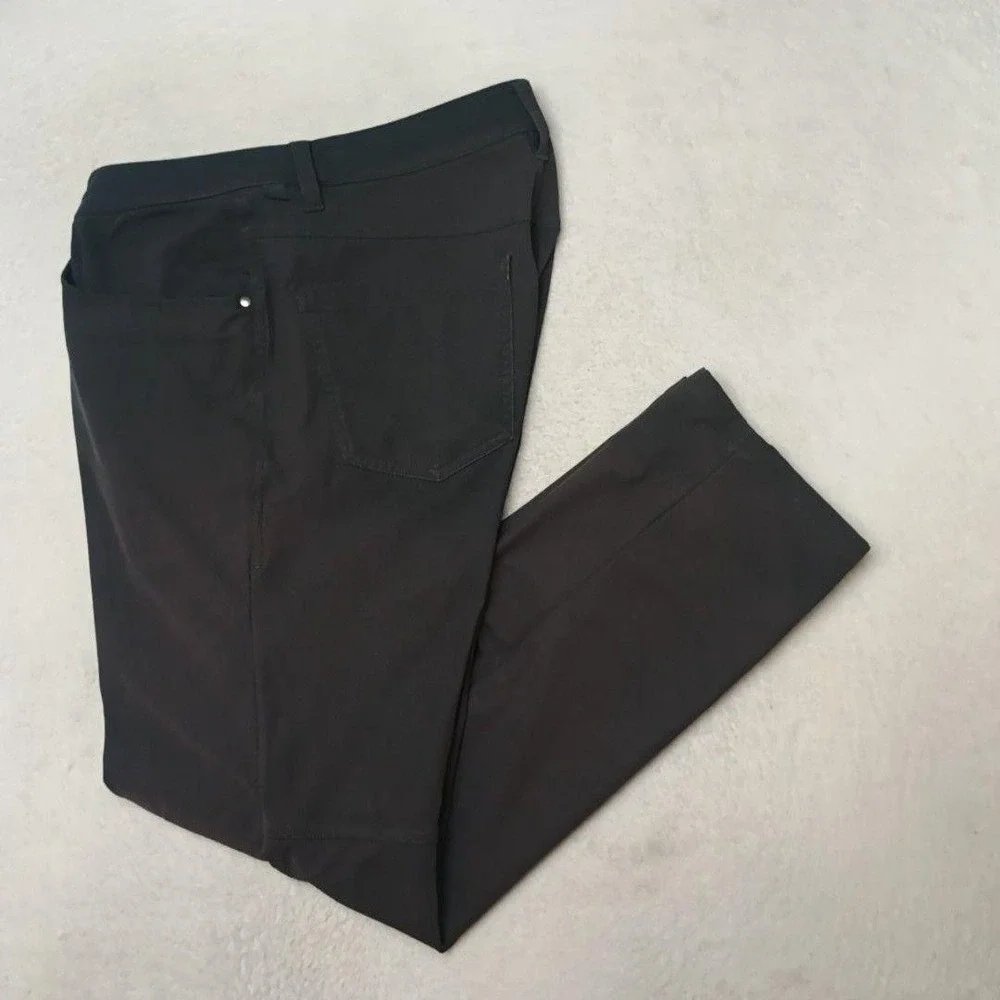 Lululemon Pants Men 30x29 Gray Commuter Slim Golf Stretch 5-Pocket ABC Work